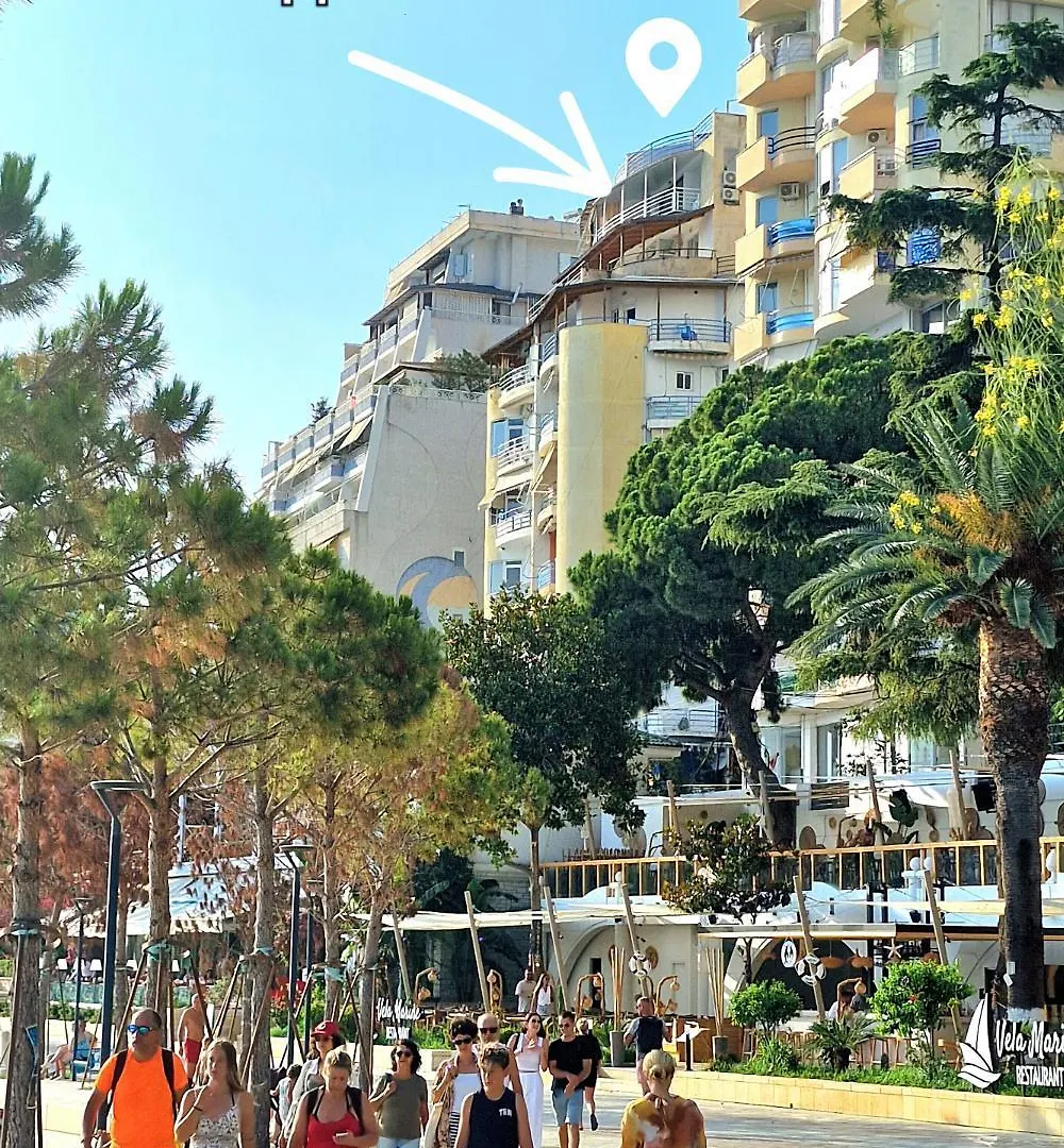 New Beachfront Apartment Pirali In Saranda City 0*, Sarandë